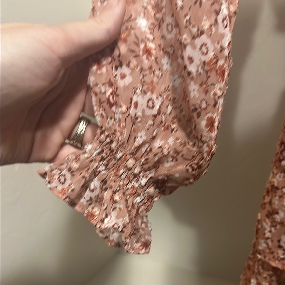 Floral Print Girls Dress - Picture 2 of 6